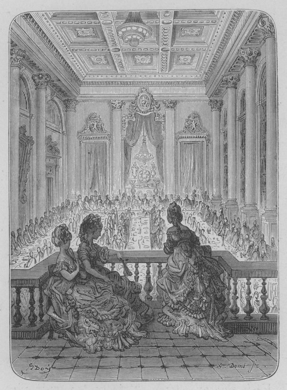 Orfevres middag af Gustave after Dore