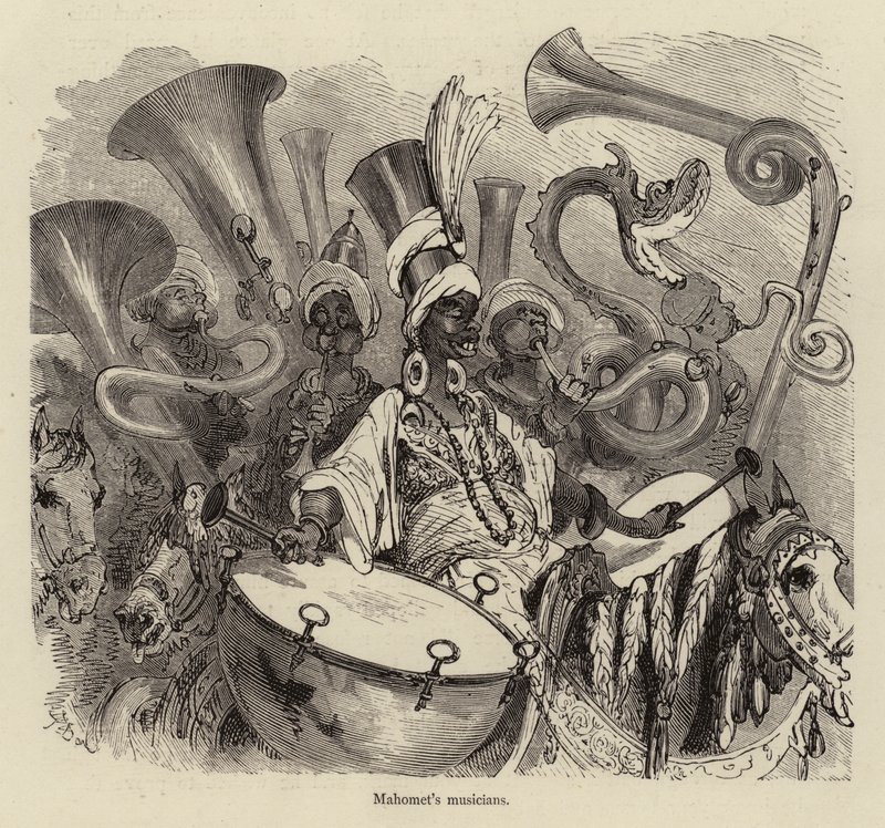 Mahomets musikere af Gustave after Dore