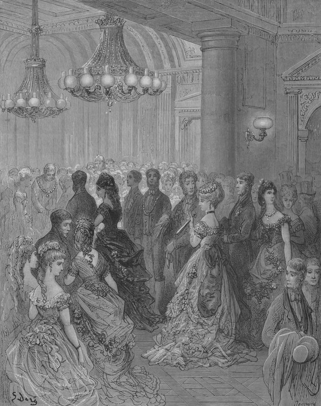 Mansion-House, Au Bal af Gustave after Dore
