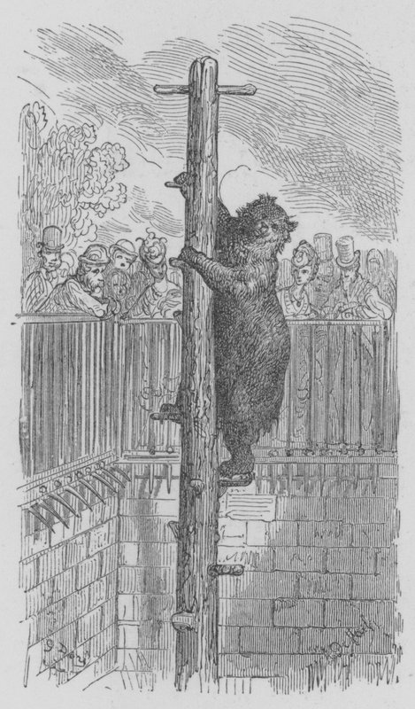 Regents Park, The Bear Pit af Gustave after Dore