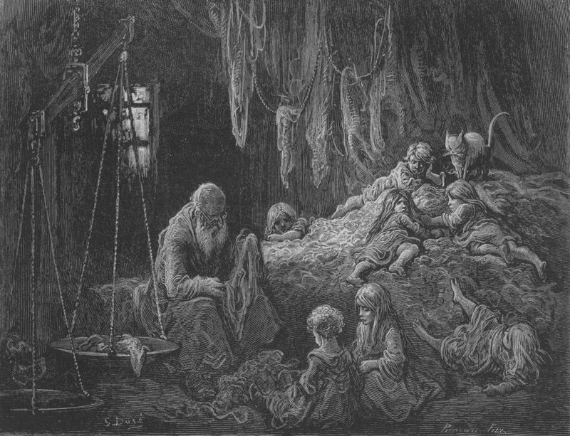Scenes DInterieur af Gustave after Dore