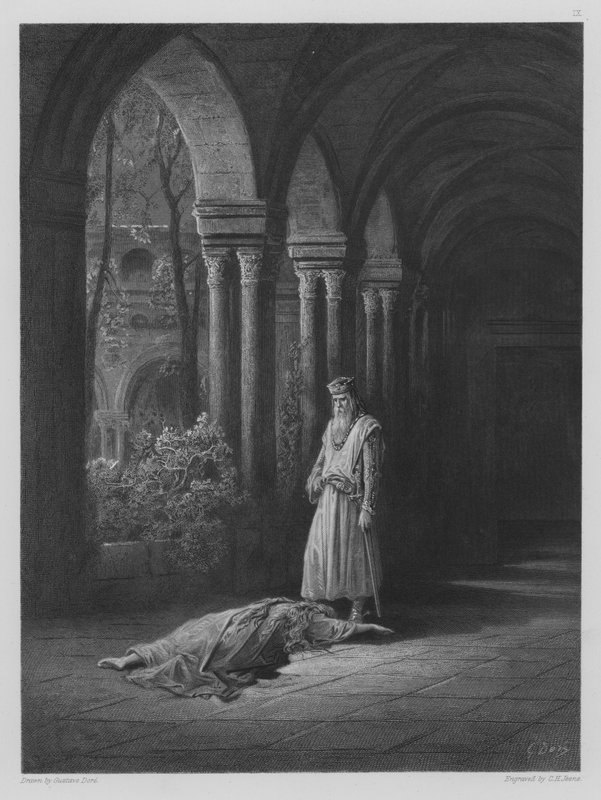Kongernes farvel af Gustave after Dore