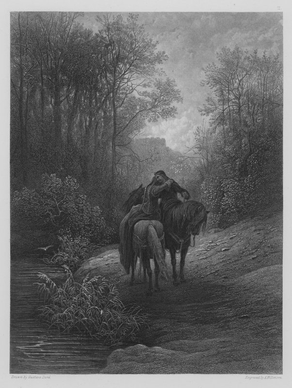 Afskeden af Gustave after Dore