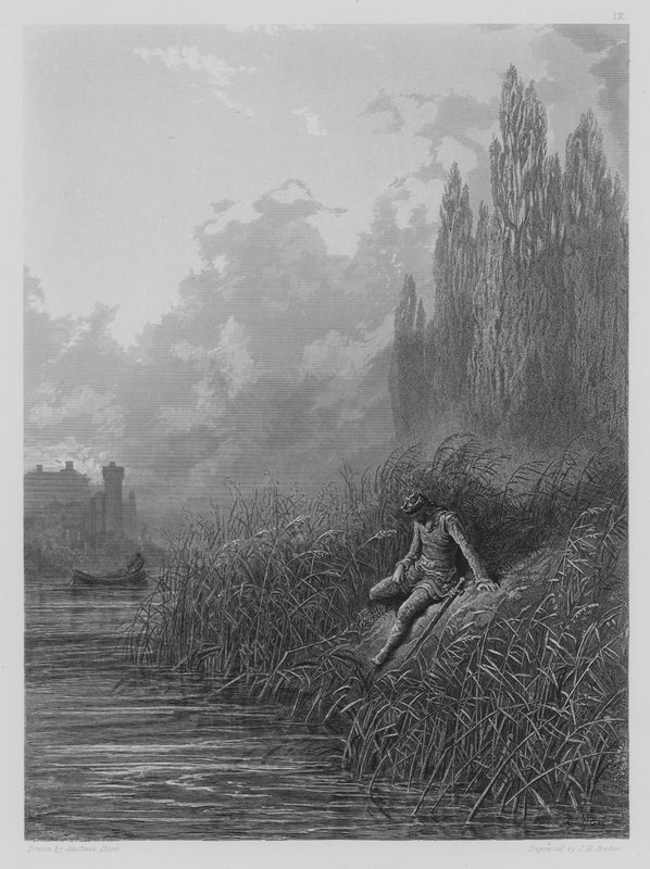Lancelots anger af Gustave after Dore