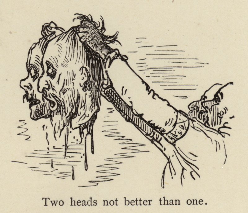 To hoveder er ikke bedre end ét af Gustave after Dore