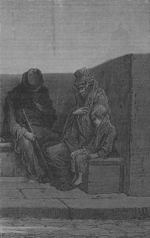 Vagabonds af Gustave after Dore