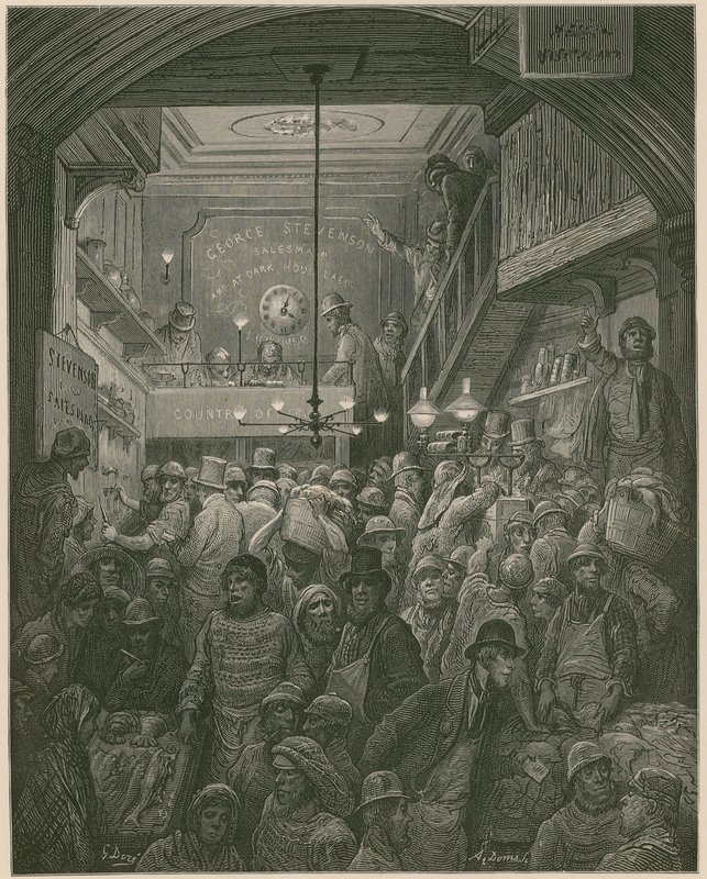 Billingsgate af Gustave Dore