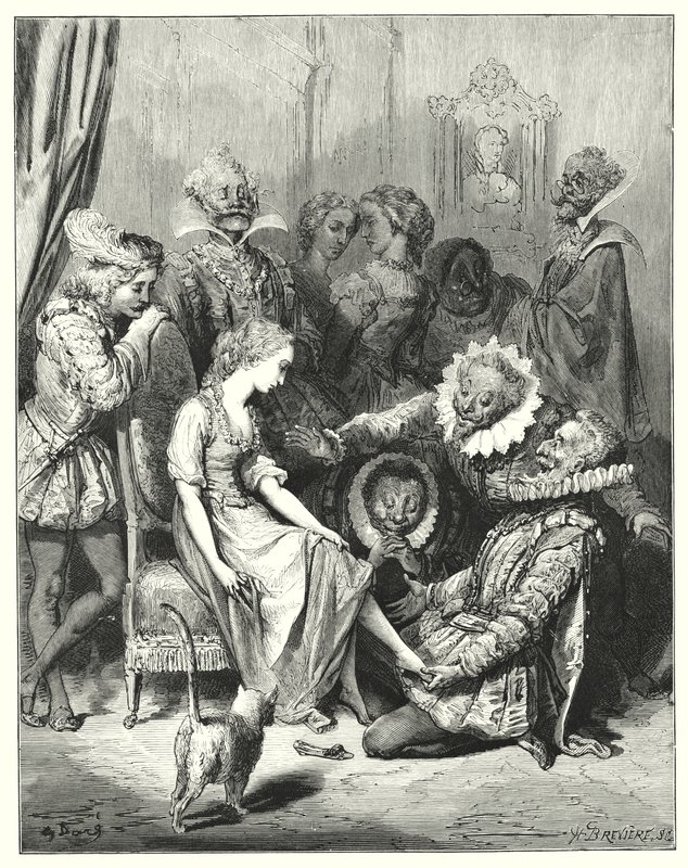 Cendrillon; Askepot (gravering) af Gustave Dore
