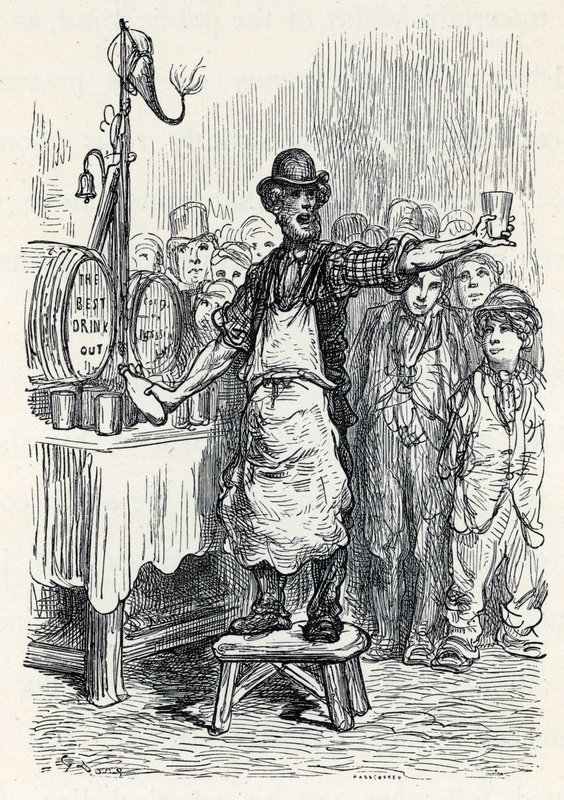 Ingefærølssælger i 1870