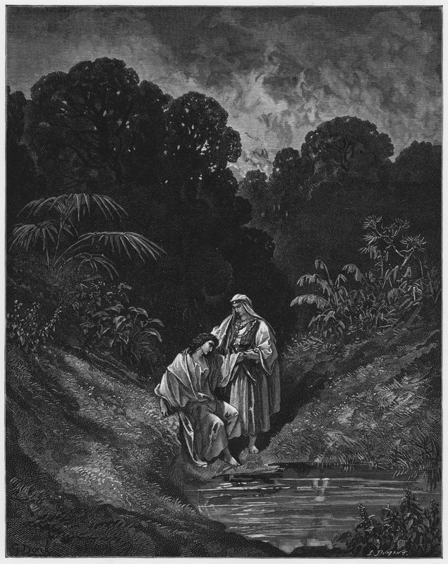 Gustave Dore Bibelen: David og Jonathan af Gustave Dore