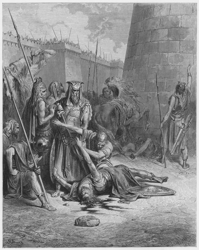 Gustave Dore Bibelen: Abimeleks død af Gustave Dore