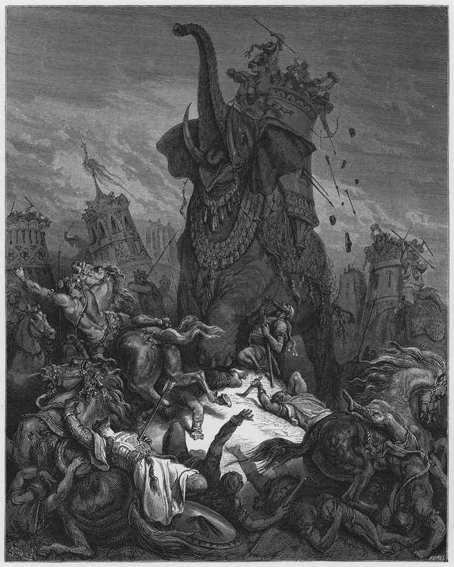 Gustave Dore Bibelen: Eleazars død af Gustave Dore