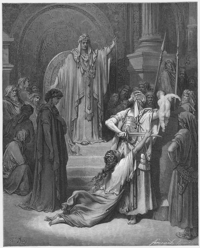Gustave Dore Bibelen: Salomons dom af Gustave Dore