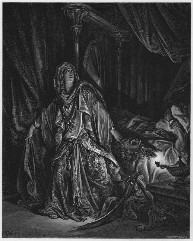 Gustave Dore Bibelen: Judith og Holofernes af Gustave Dore