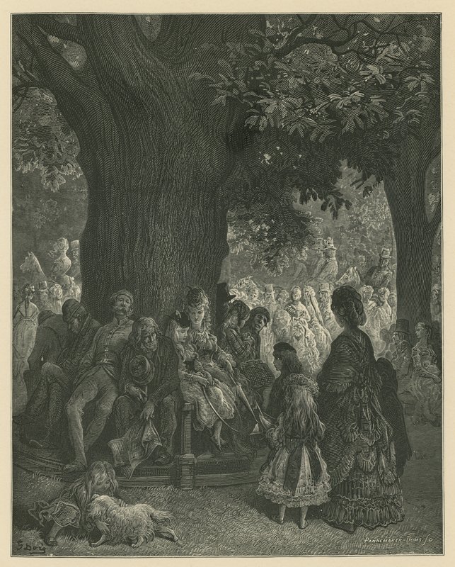 Kensington Gardens, London af Gustave Dore