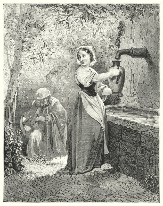 Le Gebyrer; Feerne (gravering) af Gustave Dore