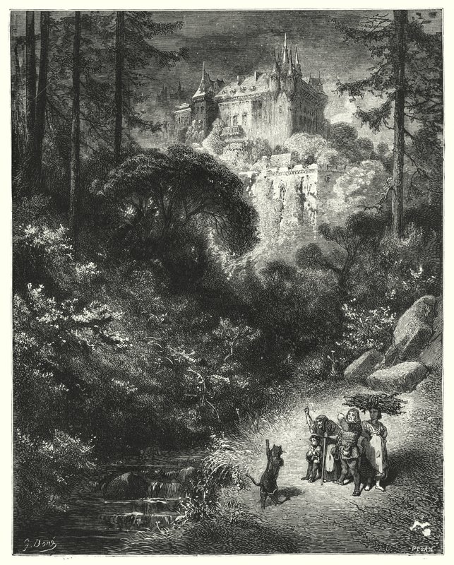 Le Maitre Chat ou le Chat Botte; Puss In Bootsdani af Gustave Dore