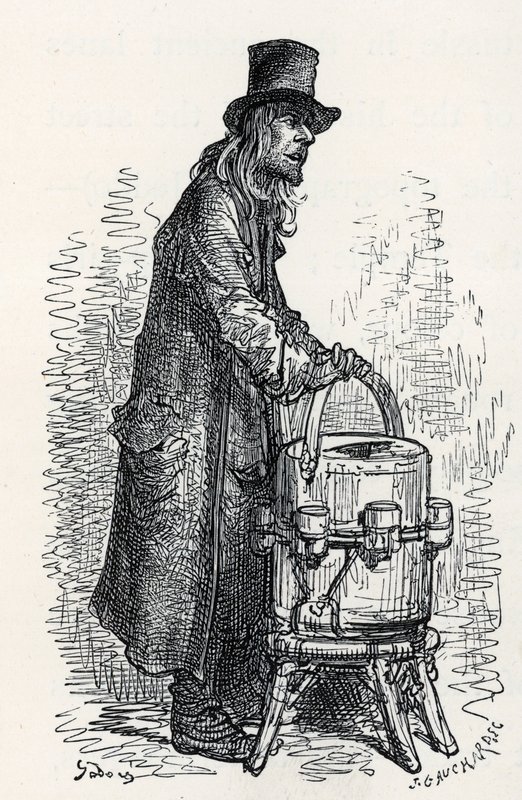 Lemonade sælger af Gustave Dore
