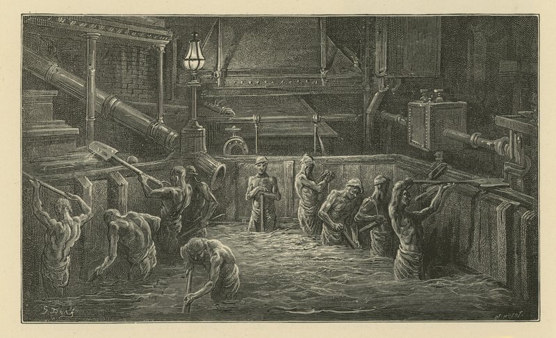 Blanding af malten (gravering) af Gustave Dore