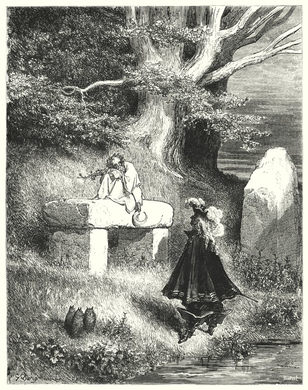 Peau-D "Ane; Donkey Skindani af Gustave Dore