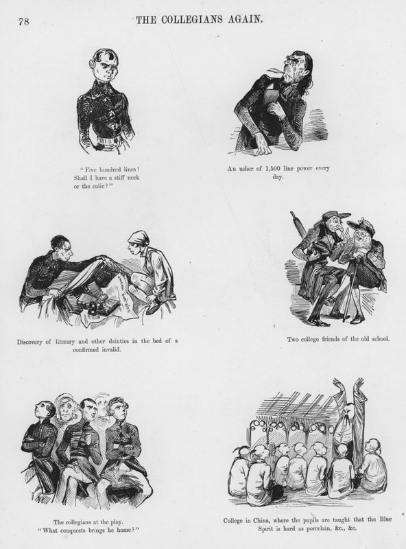 Skitser Humoristisk og Grotesk af Gustave Dore (gravering) af Gustave Dore