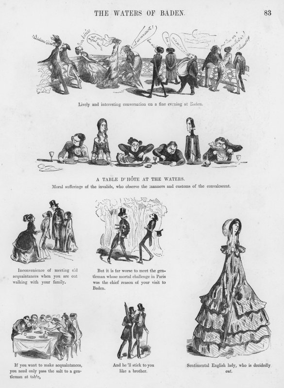 Skitser Humoristisk og Grotesk af Gustave Dore (gravering) af Gustave Dore