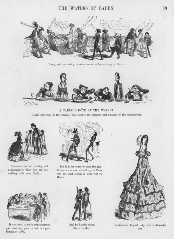 Skitser Humoristisk og Grotesk af Gustave Dore (gravering) af Gustave Dore