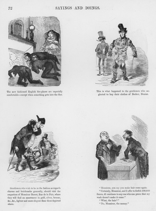 Skitser Humoristisk og Grotesk af Gustave Dore (gravering) af Gustave Dore