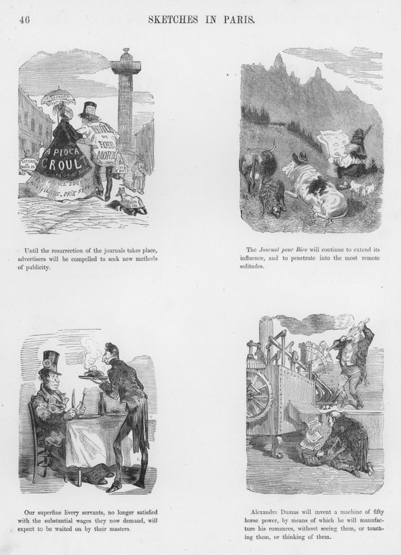 Skitser Humoristisk og Grotesk af Gustave Dore (gravering) af Gustave Dore