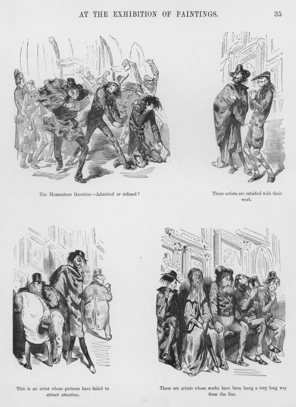 Skitser Humoristisk og Grotesk af Gustave Dore (gravering) af Gustave Dore