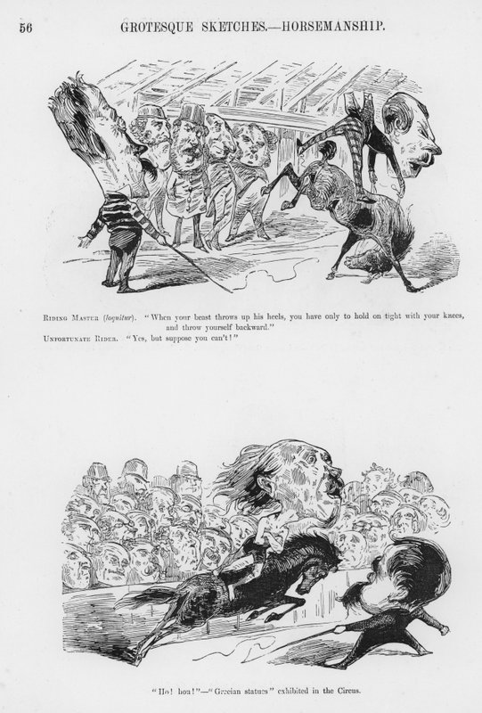 Skitser Humoristisk og Grotesk af Gustave Dore (gravering) af Gustave Dore