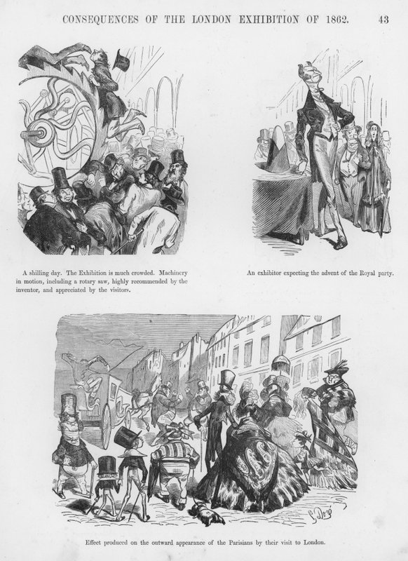 Skitser Humoristisk og Grotesk af Gustave Dore (gravering) af Gustave Dore