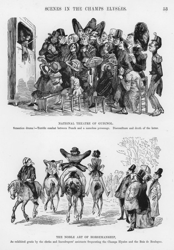 Skitser Humoristisk og Grotesk af Gustave Dore (gravering) af Gustave Dore