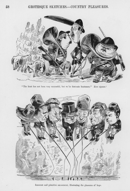 Skitser Humoristisk og Grotesk af Gustave Dore (gravering) af Gustave Dore