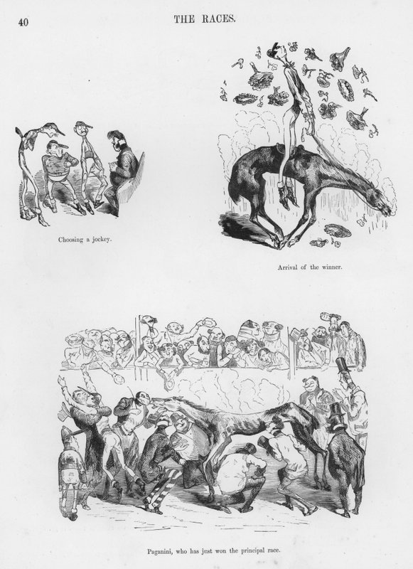 Skitser Humoristisk og Grotesk af Gustave Dore (gravering) af Gustave Dore