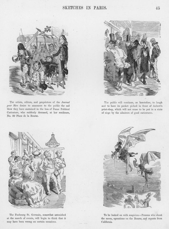 Skitser Humoristisk og Grotesk af Gustave Dore (gravering) af Gustave Dore