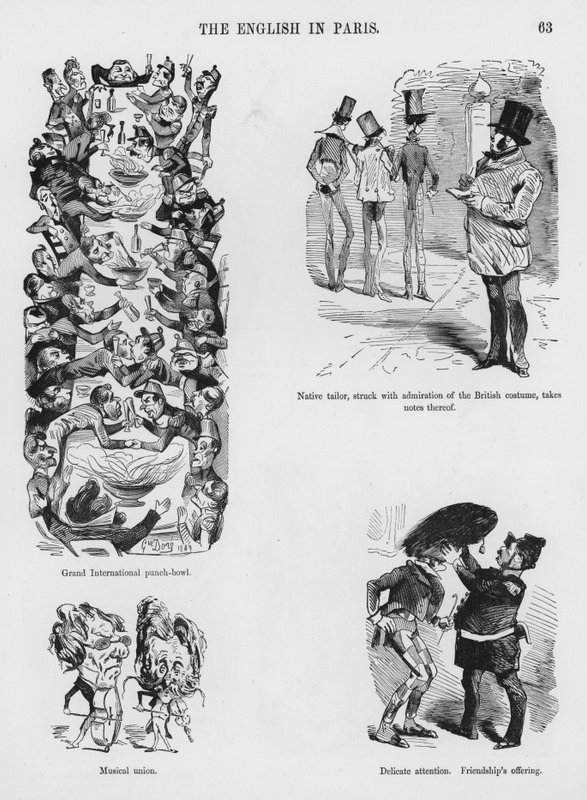 Skitser Humoristisk og Grotesk af Gustave Dore (gravering) af Gustave Dore