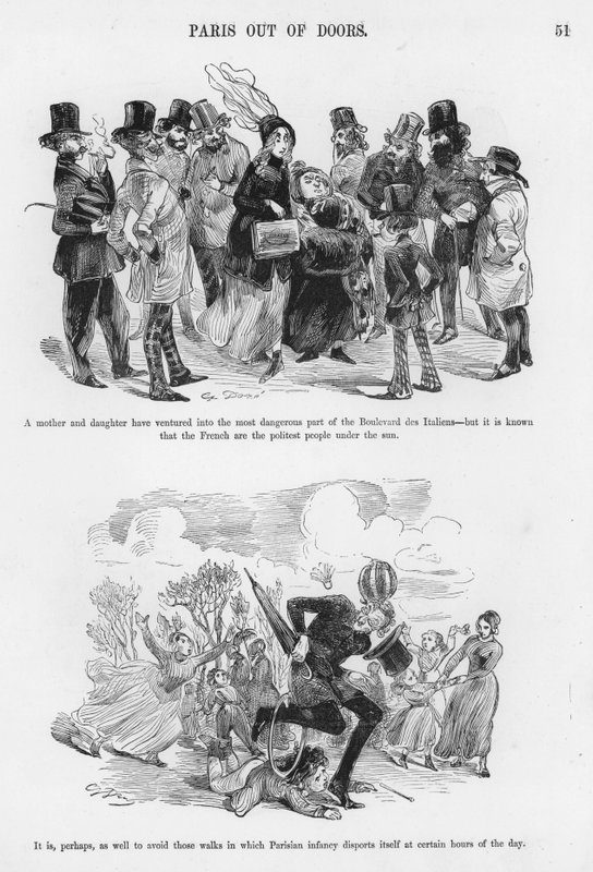 Skitser Humoristisk og Grotesk af Gustave Dore (gravering) af Gustave Dore