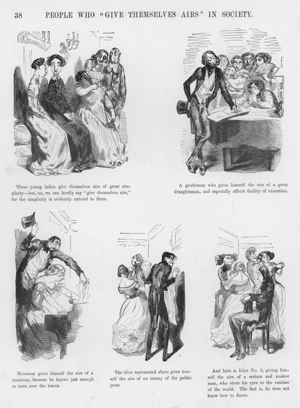 Skitser Humoristisk og Grotesk af Gustave Dore (gravering) af Gustave Dore