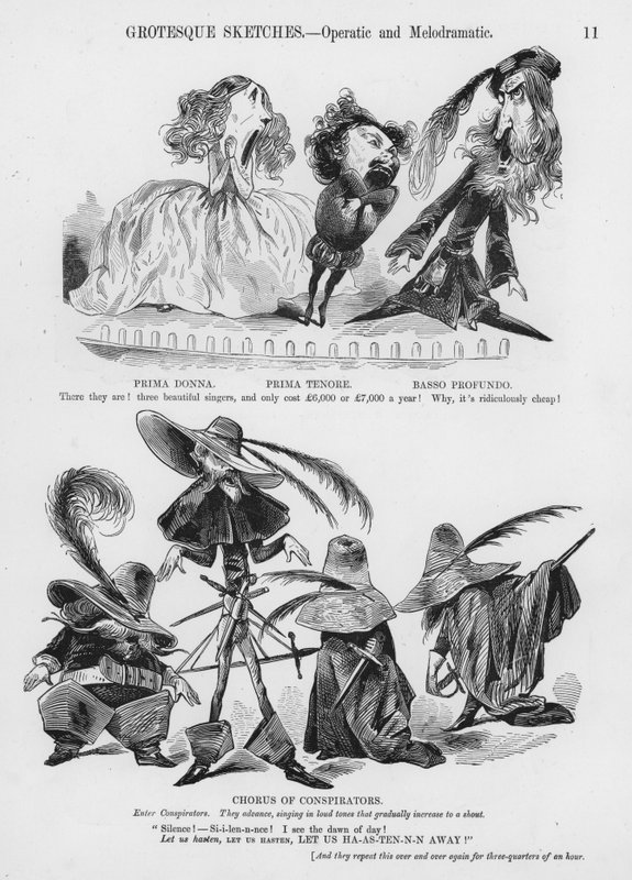 Skitser Humoristisk og Grotesk af Gustave Dore (gravering) af Gustave Dore