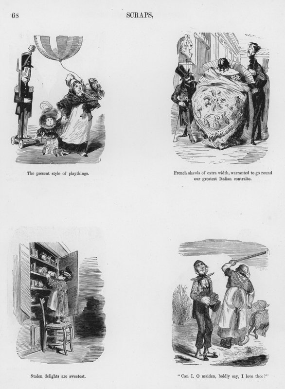 Skitser Humoristisk og Grotesk af Gustave Dore (gravering) af Gustave Dore