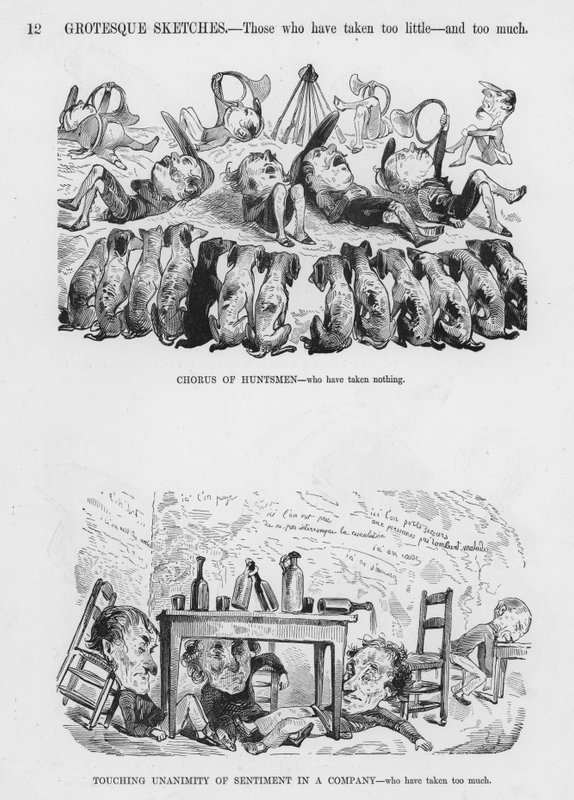 Skitser Humoristisk og Grotesk af Gustave Dore (gravering) af Gustave Dore