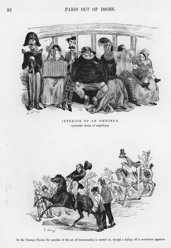 Skitser Humoristisk og Grotesk af Gustave Dore (gravering) af Gustave Dore