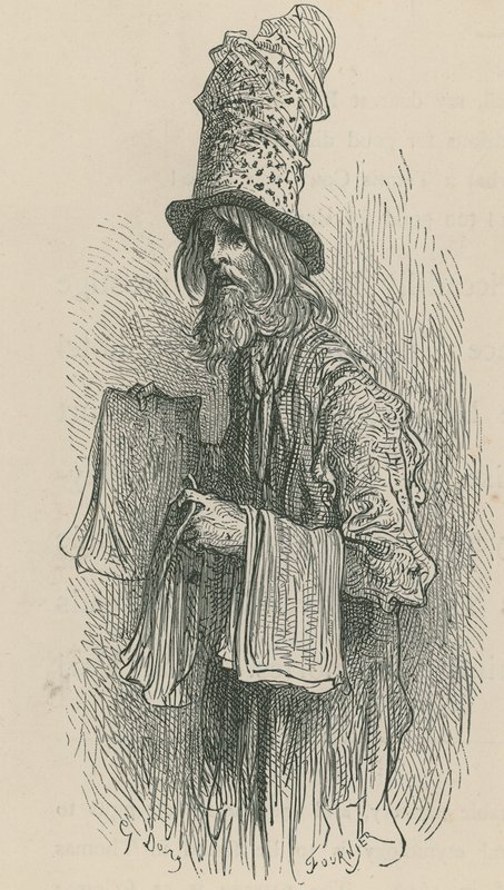 Avissælgeren af Gustave Dore