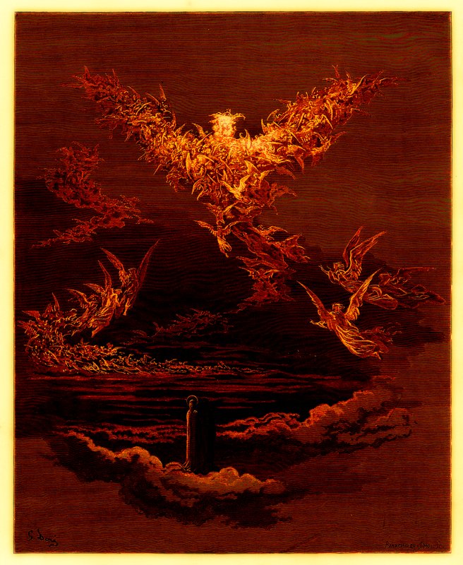 The Vision of the Sixth Heaven, illustration fra 