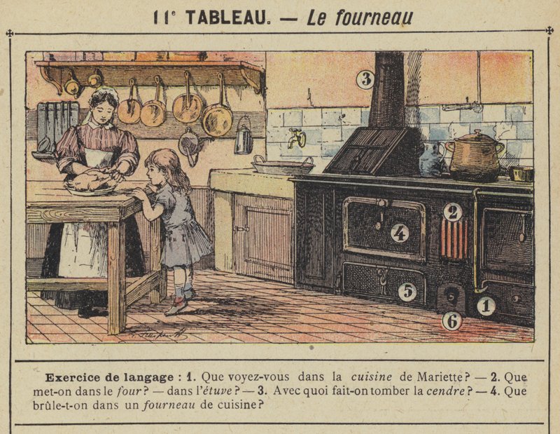The Furnace (farve litho) af Gustave Fraipont