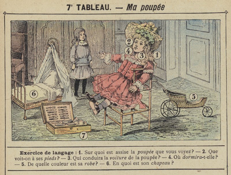 Min dukke (farve litho) af Gustave Fraipont