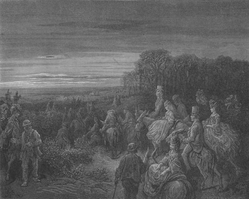 Londons omgivelser, La Bruyere De Hamstead af Gustave after Dore