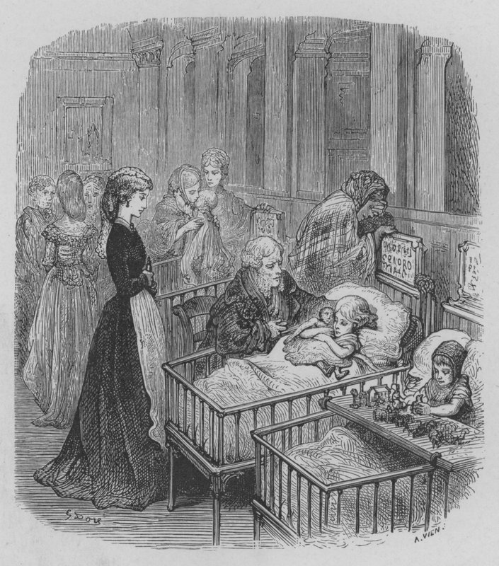 Børnehospitalet af Gustave after Dore