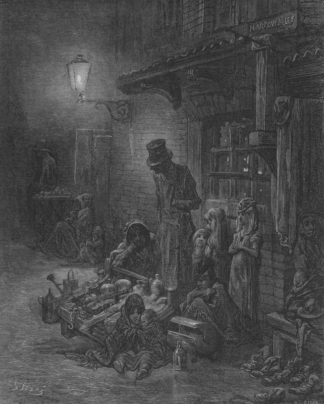 Houndsditch af Gustave after Dore